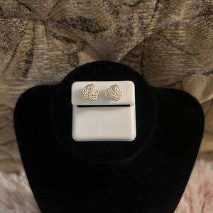 925 Sterling Silver Knotted Stud Earrings